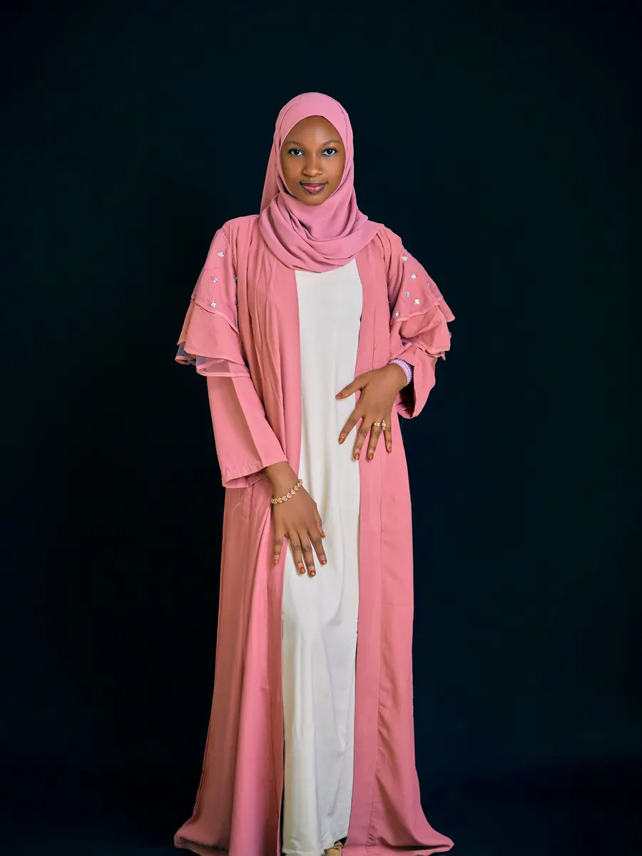 Abaya Outer Mawar warna Mawar — foto 1